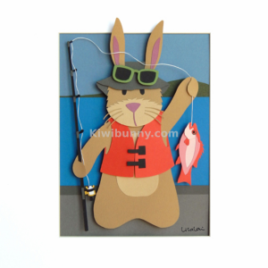 Gone fishing Kiwibunny®